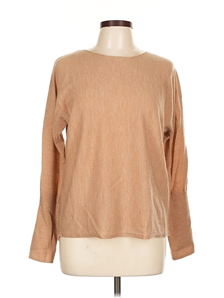 Pre-owned Max Studio Wool Sweater In Brown