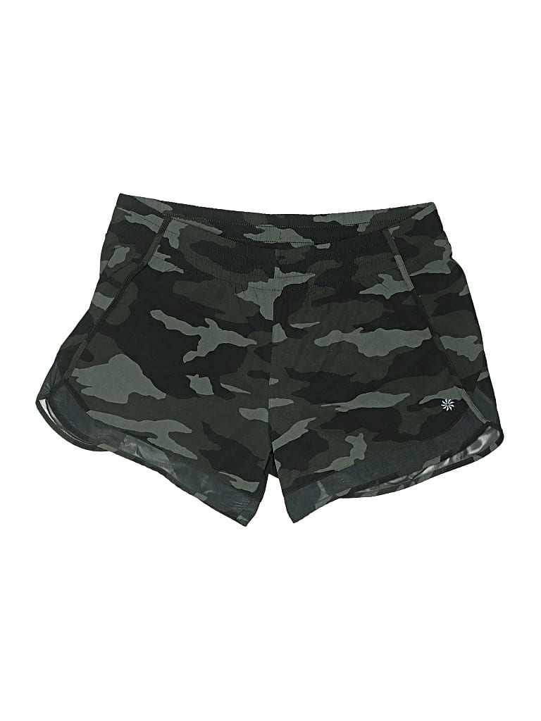 Pre-owned Athleta Athletic Shorts In Green