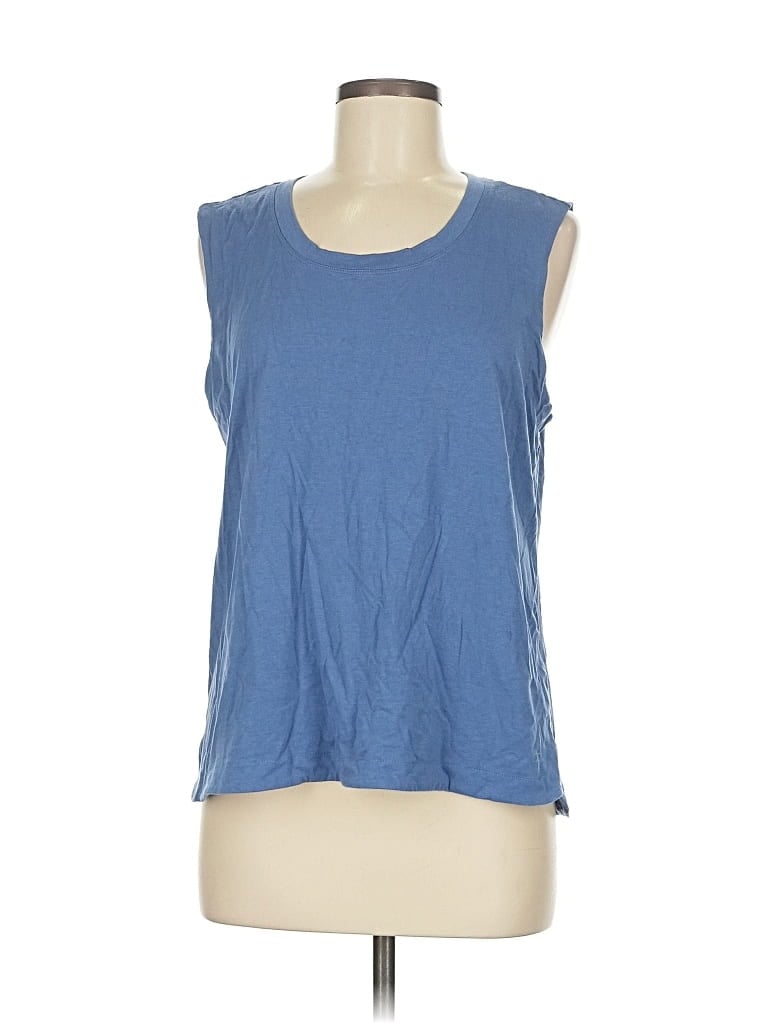 Pre-owned Freely Sleeveless T-shirt In Blue