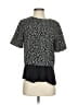 Ann Taylor 100% Polyester Black Short Sleeve Blouse Size XS - photo 1