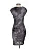 Ali Ro 100% Polyester Graphic Gray Cocktail Dress Size 4 - photo 2