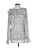 Ann Taylor LOFT 100% Polyester White Long Sleeve Blouse Size S - photo 2