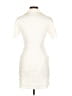 Zara 100% Polyester Ivory Cocktail Dress Size L - photo 2