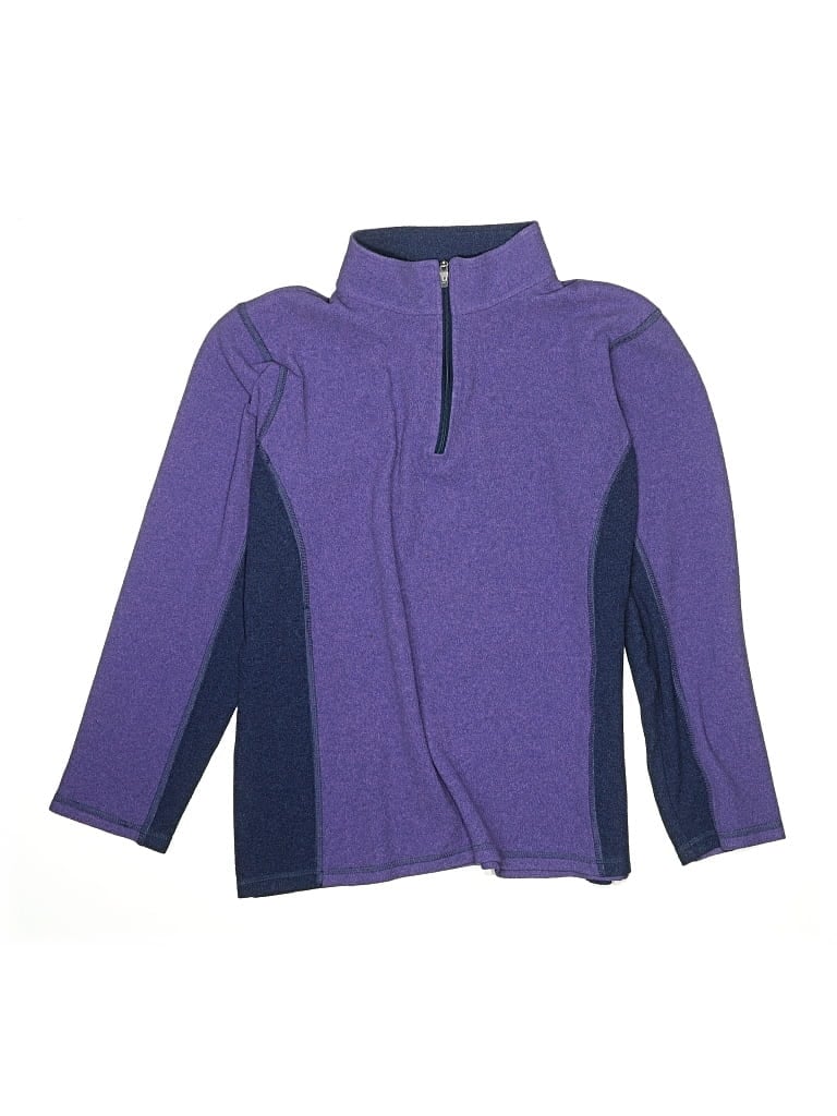 Pre-owned L.l.bean Kids' Pullover Sweater In Purple