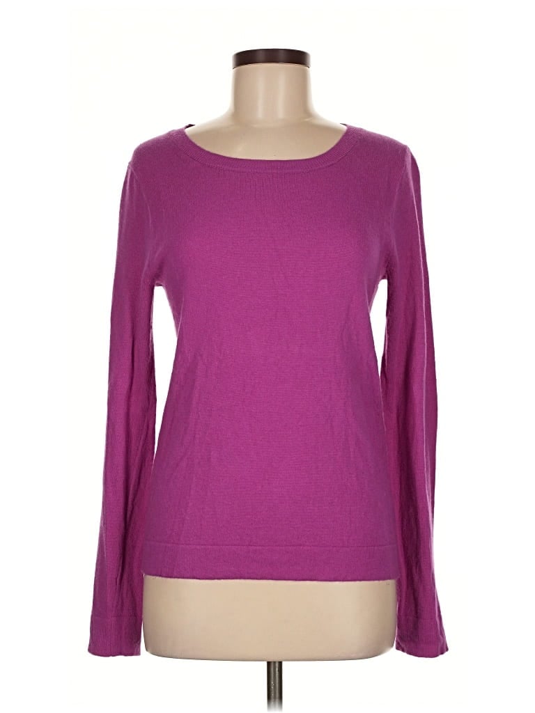 Pre-owned J.crew Factory Store Pullover Sweater In Purple