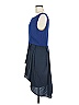 BCBGMAXAZRIA 100% Polyester Color Block Blue Cocktail Dress Size 8 - photo 5