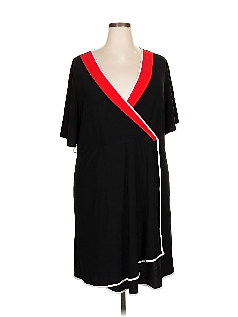 Pre-owned Ny Collection Casual Dress In Black