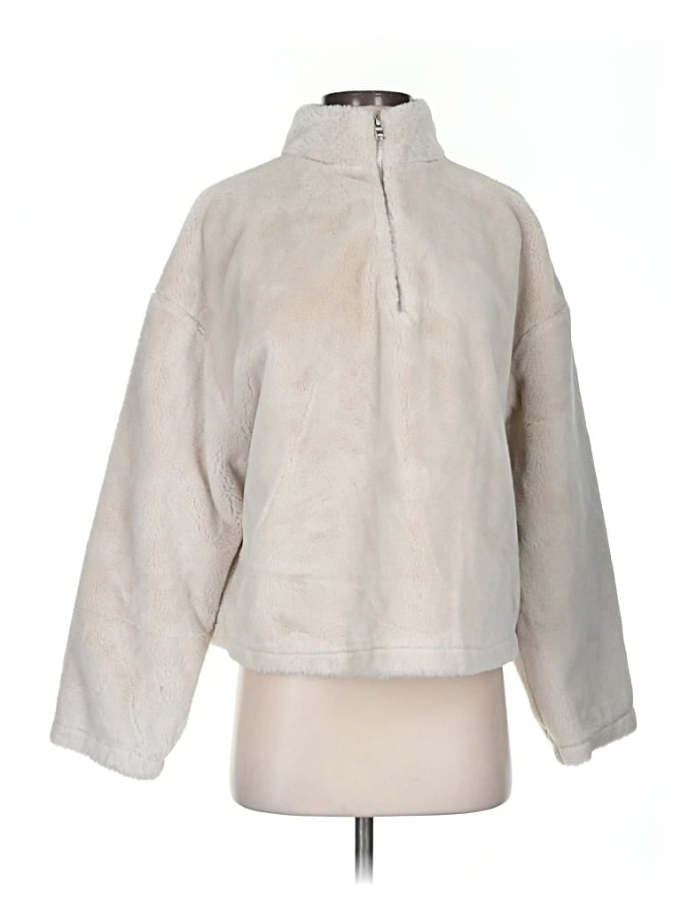 A NEW DAY Pre-owned Faux Fur Jacket In White