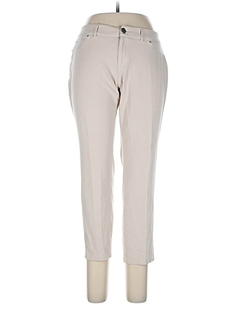 Pre-owned Inc International Concepts Casual Pants In White