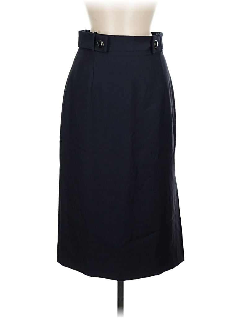 Pre-owned Massimo Dutti Formal Skirt In Blue