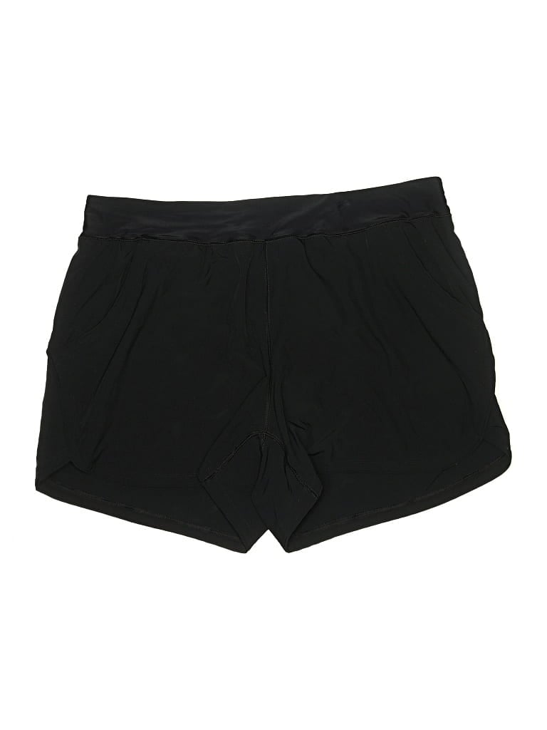 Pre-owned Lands' End Athletic Shorts In Black
