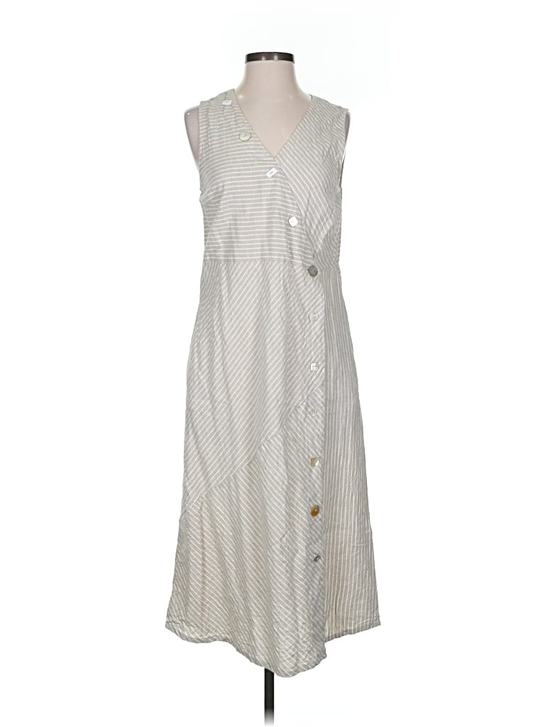 Pre-owned Soft Surroundings Casual Dress In Gray