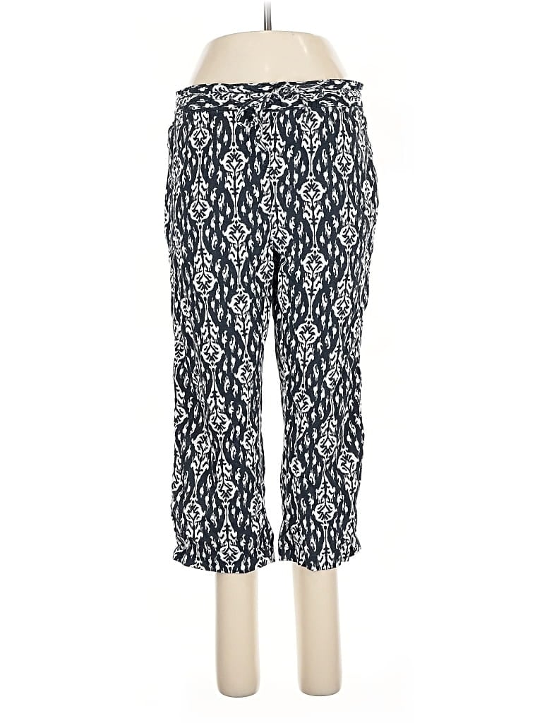 Pre-owned Per Se Linen Pants In Blue