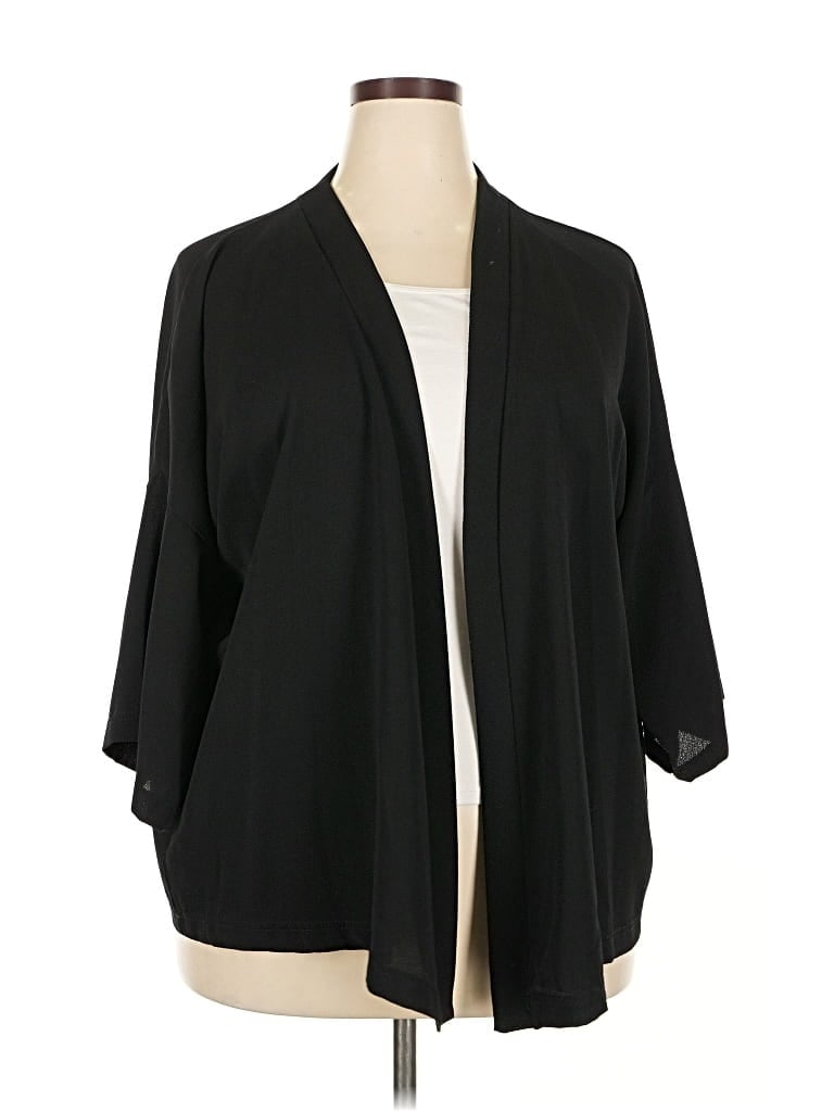 Pre-owned Boohoo Kimono In Black