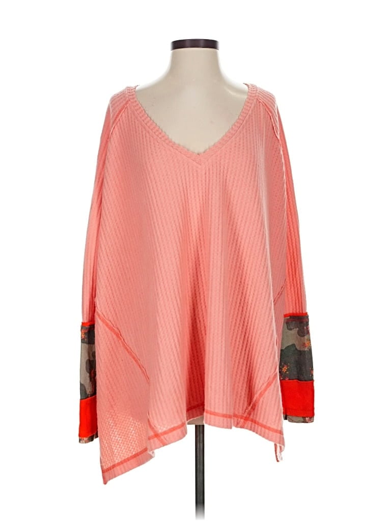 Pre-owned We The Free Poncho In Orange