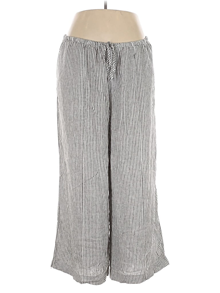 Pre-owned A New Day Linen Pants In Silver