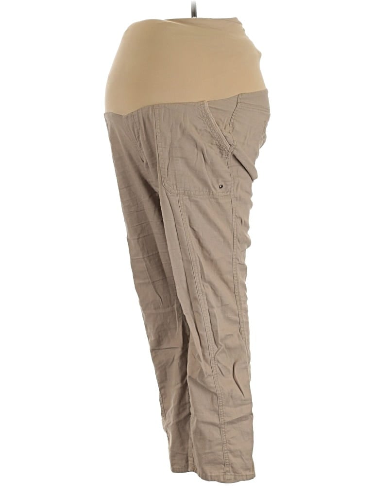 Pre-owned Motherhood Khaki Pant In Brown