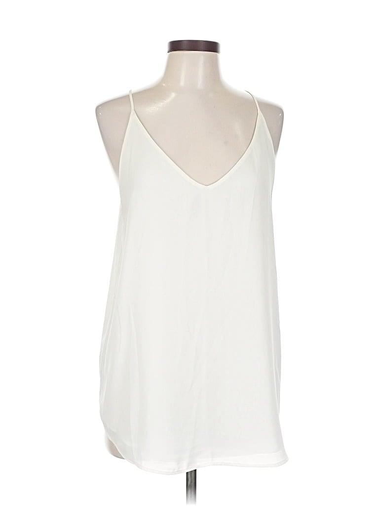 Pre-owned Ann Taylor Loft Outlet Sleeveless Blouse In White