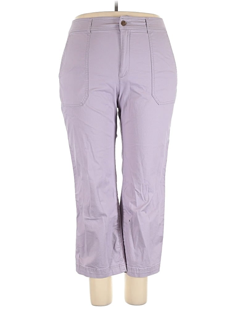 Pre-owned Gap Casual Pants In Purple