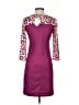Assorted Brands 100% Polyester Animal Print Burgundy Casual Dress Size XS - photo 2