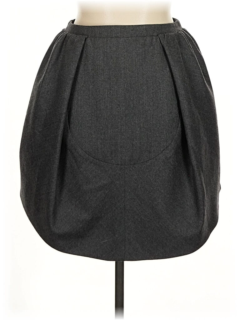 Pre-owned Carven Formal Skirt In Gray