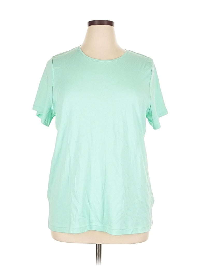 Pre-owned Croft & Barrow Short Sleeve T-shirt In Green