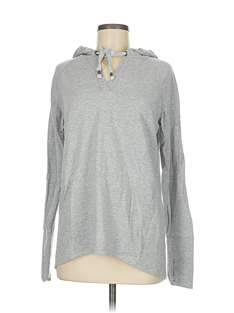 Pre-owned Athleta Pullover Sweater In Gray