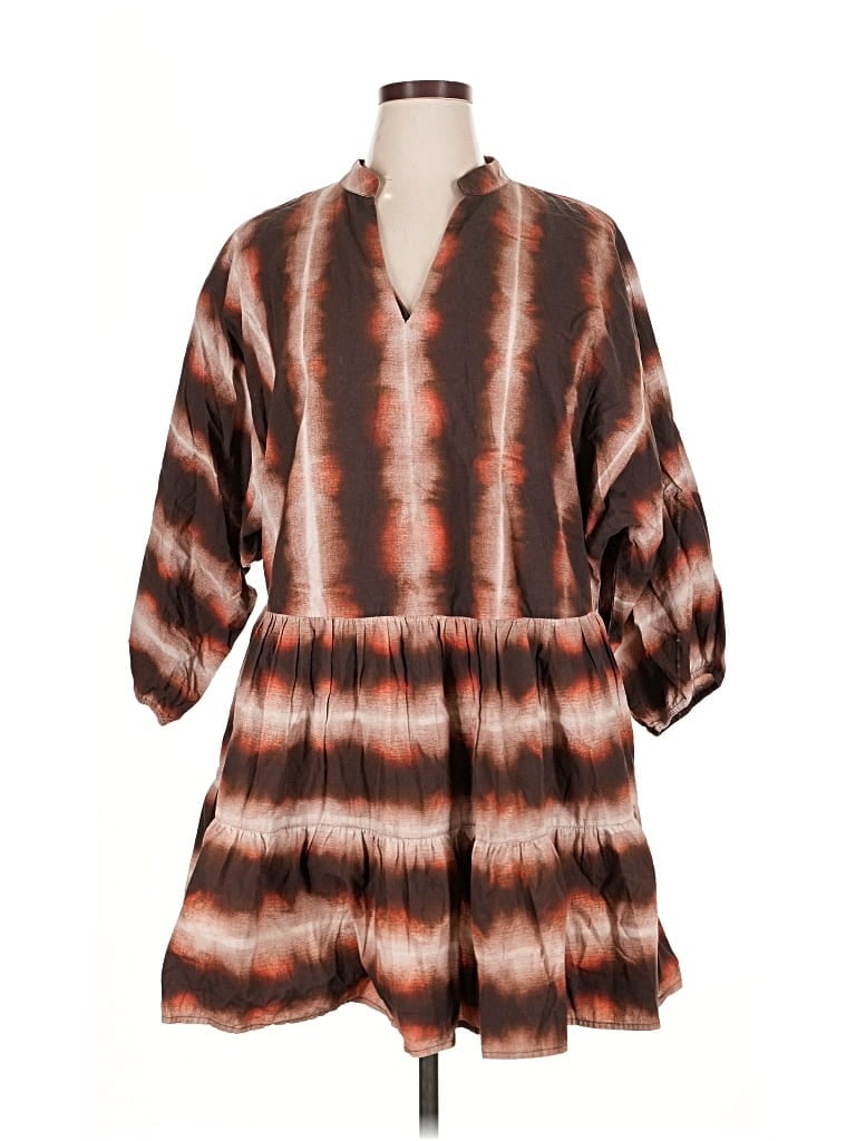 Pre-owned Conditions Apply Casual Dress In Brown