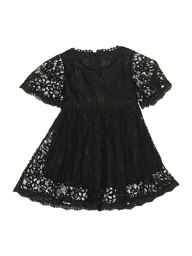 Pre-owned Unbranded Kids' Dress In Black