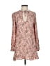 Auguste 100% Rayon Paisley Pink Casual Dress Size 0 - photo 1