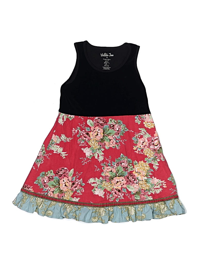Pre-owned Matilda Jane Kids' Dress In Red