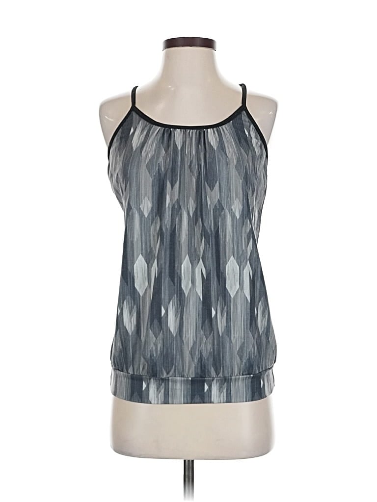 Pre-owned Prana Tank Top Gray Halter Neckline Tops