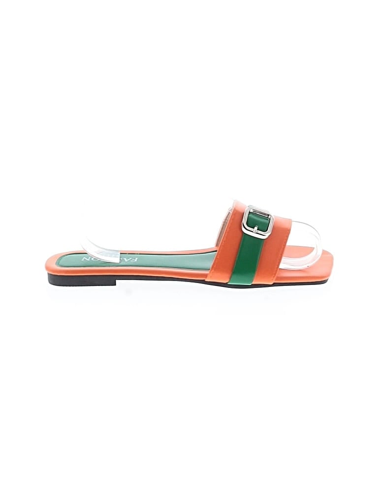Pre-owned Fashion Sandals In Green