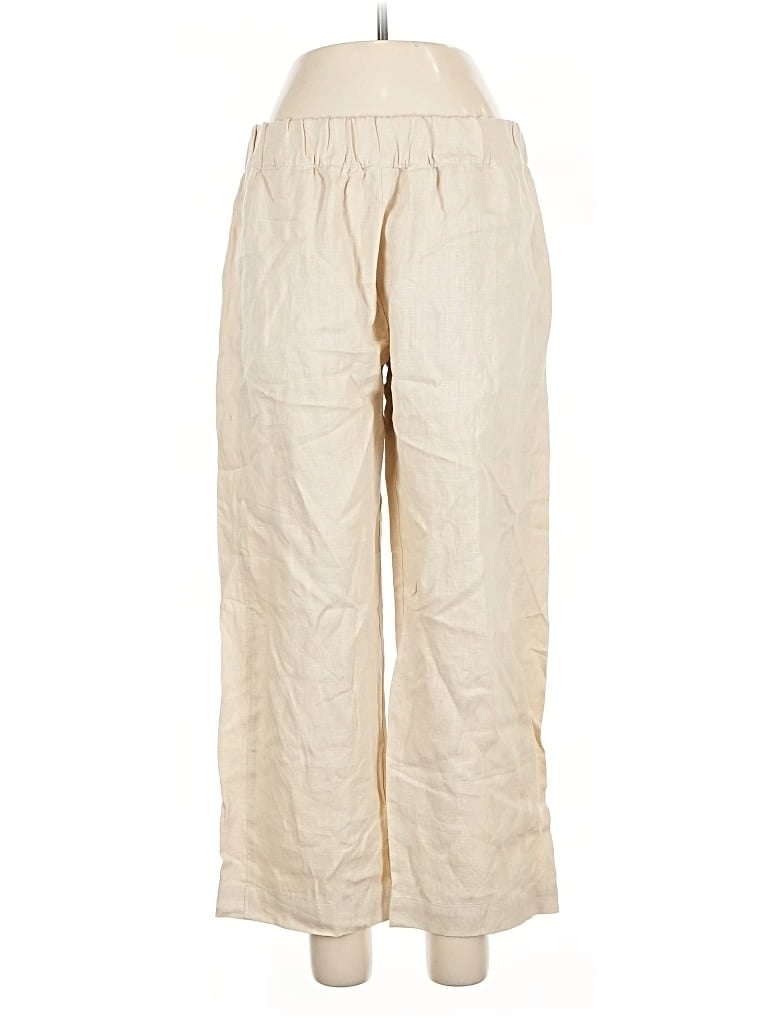Pre-owned American Giant Linen Pants In White