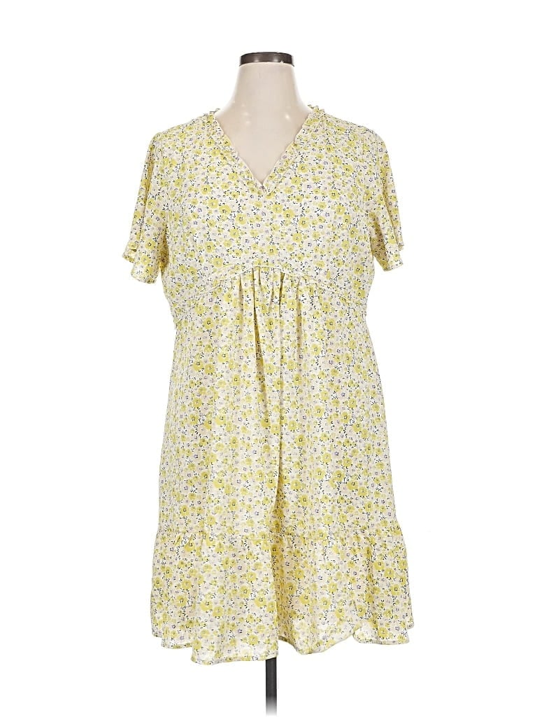 Pre-owned Roolee Casual Dress In Yellow