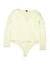 Express Ivory Yellow Bodysuit Size XL - photo 1