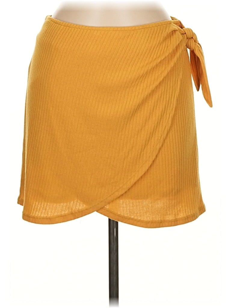 Pre-owned Sage The Label Casual Skirt In Yellow