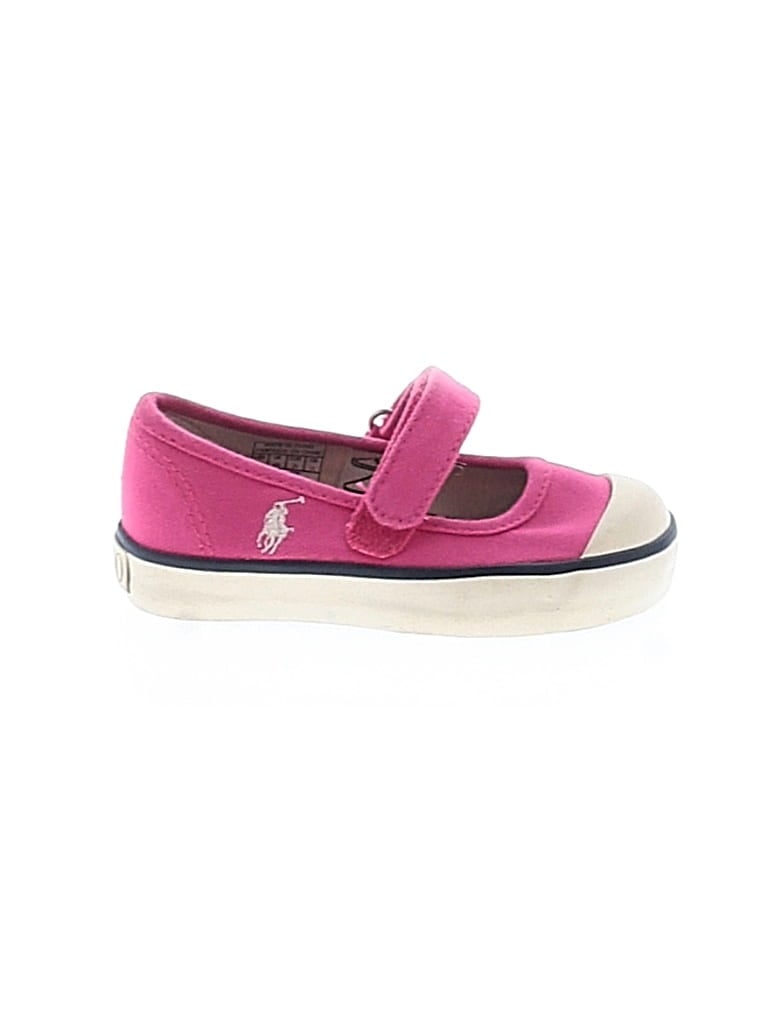 Pre-owned Polo By Ralph Lauren Kids' Sneakers In Pink