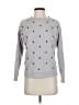 J.Crew 100% Cotton Polka Dots Silver Pullover Sweater Size S - photo 1