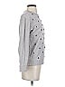 J.Crew 100% Cotton Polka Dots Silver Pullover Sweater Size S - photo 4