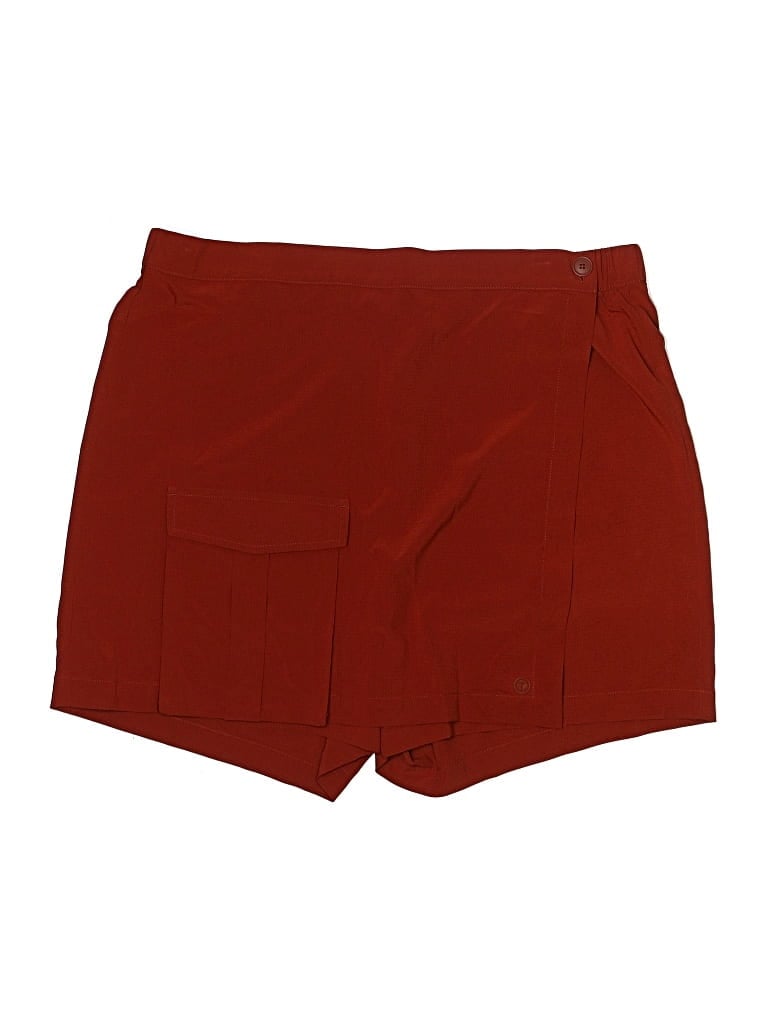 Pre-owned T By Talbots Skort In Burgundy