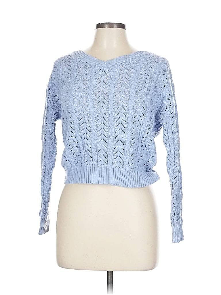 Pre-owned Jessica Simpson Pullover Sweater In Blue