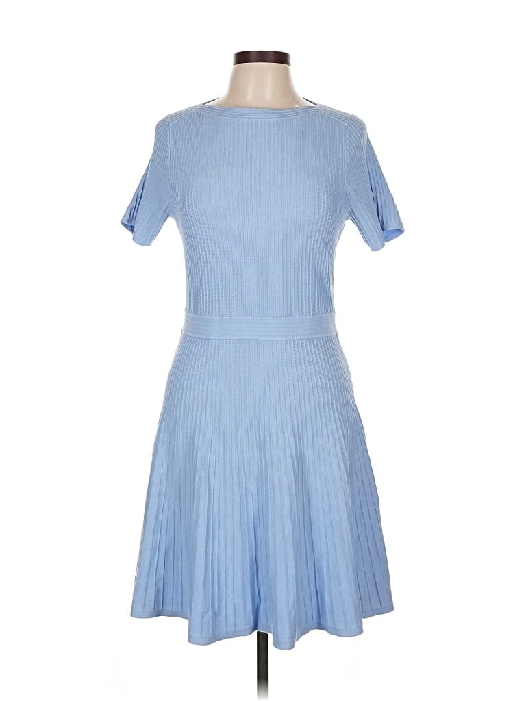Pre-owned Ann Taylor Casual Dress In Blue
