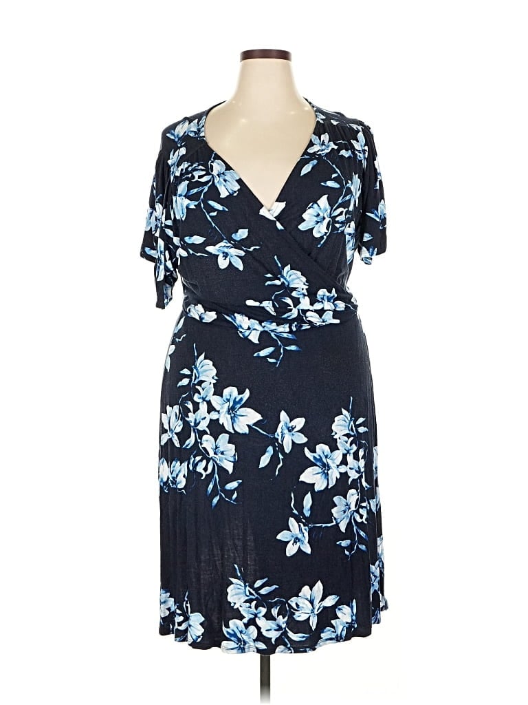 Pre-owned Loveappella Casual Dress In Blue