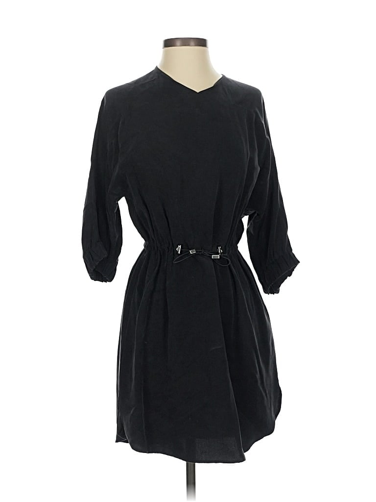 Pre-owned Zara Trf Casual Dress In Black
