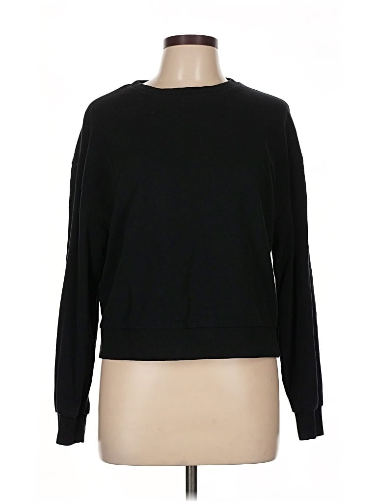 Pre-owned Wild Fable Pullover Sweater In Black