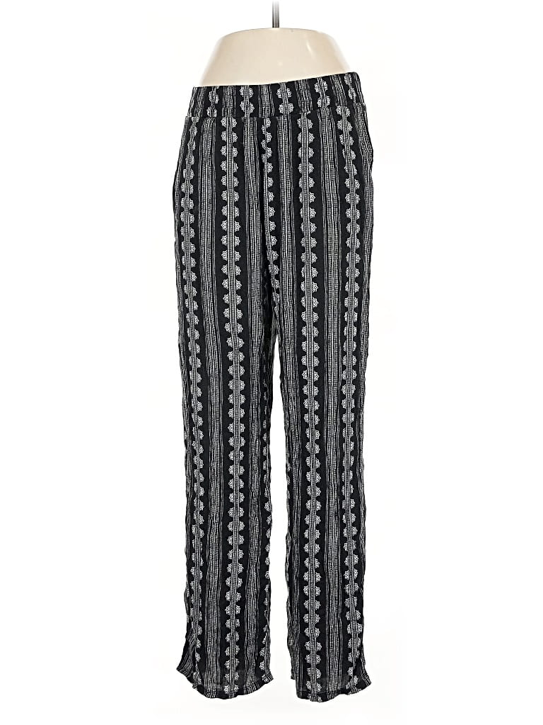 Pre-owned Three Dots Casual Pants In Black