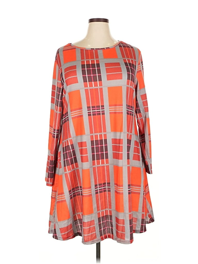 Pre-owned Emery Rose Casual Dress In Orange