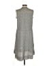 Madewell 100% Polyester Paisley Gray Casual Dress Size 6 - photo 2