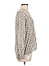 Olivaceous Animal Print Silver Pullover Sweater Size L - photo 4